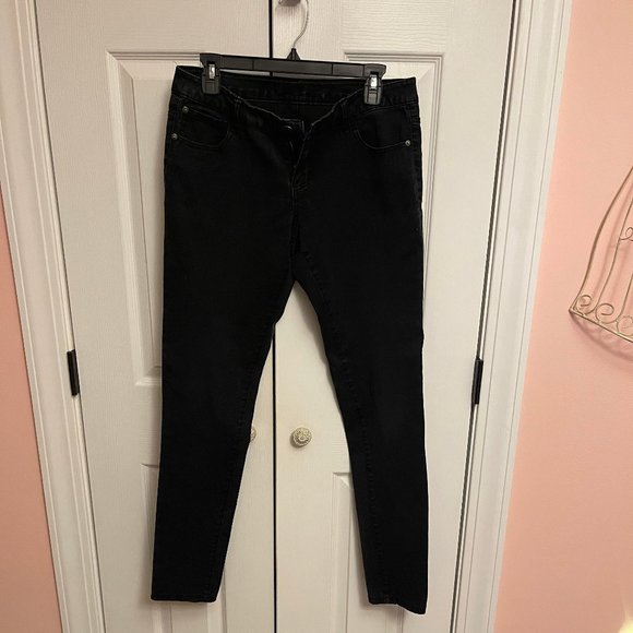 Junior Size 7/8 Rue 21 Black Skinny Jean - Picture 1 of 6